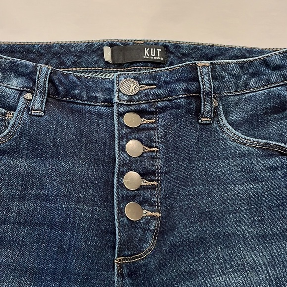 Kut From The Kloth Reese High Rise Fab AB Ankle Straight Leg Size 4 - Picture 15 of 16
